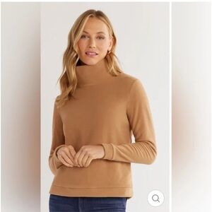 Dudley Stephen’s Camel Park Slope Fleece Top